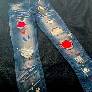 Boys NYC Road Narrow Straight Stretch Jeans